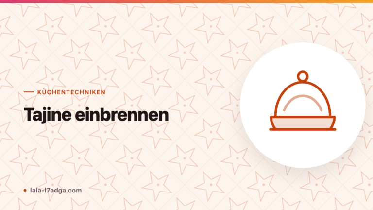 Tajine einbrennen: Die Tontajine richtig vorbereiten